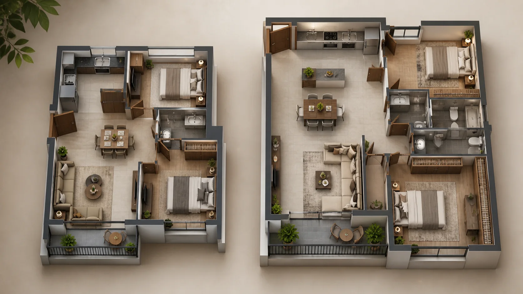 2 BHK vs 3 BHK flats in Nagpur buyer guide illustration